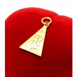 Złota zawieszka znak zodiaku Panna PR.585 W:0,89gr InterSKLEP