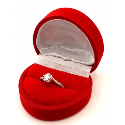 Złoty pierścionek z Diamentami 0,386ct PR.750 w:2,70gr R.7 InterSKLEP
