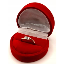 Złoty pierścionek z Diamentami 0,115ct PR.585 W:2,28gr R.11 InterSKLEP
