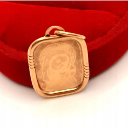 Złota zawieszka Medalik PR.585 W:1,10gr InterSKLEP