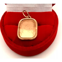 Złota zawieszka Medalik PR.585 W:1,10gr InterSKLEP