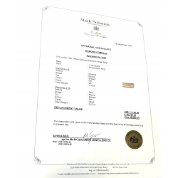 Pierścionek złoty obrączka brylanty 18kt 1,43ct 0,57ct
