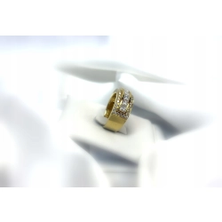 Pierścionek złoty obrączka brylanty 18kt 1,43ct 0,57ct