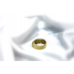 Pierścionek złoty obrączka brylanty 18kt 1,43ct 0,57ct