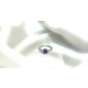 Pierścionek białe złoto 18kt brylanty 0,20ct tanzanit 0,46ct