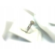 Pierścionek białe złoto 18kt brylanty 0,51ct 0,23ct