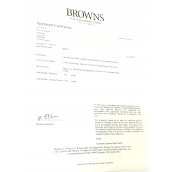 Pierścionek białe złoto 14kt brylant 0,31ct topaz 3,66ct