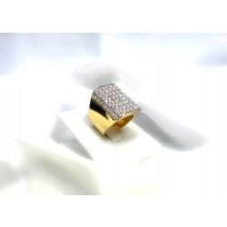 Pierścionek złoto 18kt brylanty 3,5ct
