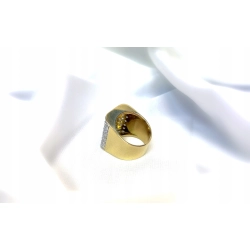 Pierścionek złoto 18kt brylanty 3,5ct
