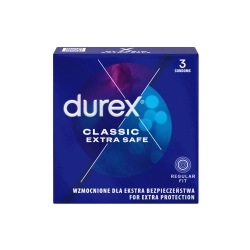 DUREX EXTRA SAFE Prezerwatywy, 3 sztuki