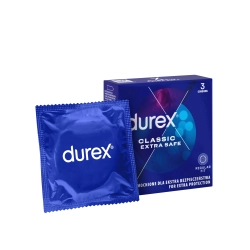 DUREX EXTRA SAFE Prezerwatywy, 3 sztuki