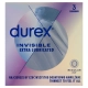 Durex prezerwatywy Invisible dodatkowo nawilżane 3 sztuki cienkie