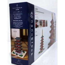 KLOCKI NANOBLOCK NB-031 FIVE-STORIED PAGODA DELUXE EDITION NOWA