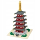 KLOCKI NANOBLOCK NB-031 FIVE-STORIED PAGODA DELUXE EDITION NOWA