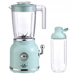 Bergner 240V 0.8L 2-w-1 Blender - Retro NOWY W PUDEŁKU