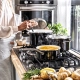 Rondel emalia 2,4 l czarny + pokrywka / KitchenAid