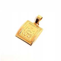 Złota zawieszka znak zodiaku Bliźnięta NOWA PR.585 W:1,33gr