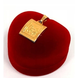 Złota zawieszka znak zodiaku Bliźnięta NOWA PR.585 W:1,33gr
