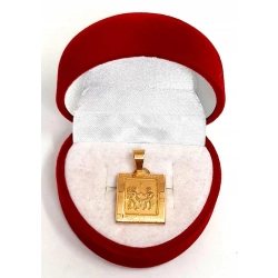 Złota zawieszka znak zodiaku Bliźnięta NOWA PR.585 W:1,33gr