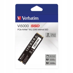 Dysk Ssd Verbatim Vi5000 2TB M.2 PCIe Gen4 Nvme