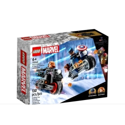 LEGO Marvel Motocykle Czarnej Wdowy i Kapitana Ameryki 76260