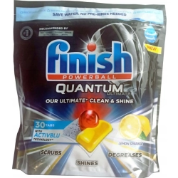 Kapsułki do zmywarki Finish Powerball Quantum Ultimate cytrynowe 30 szt