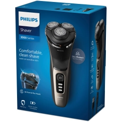 GOLARKA MASZYNKA WODOODPORNA ELEKTRYCZNA PHILIPS SERIA 3000 S3242/12 +ETUI