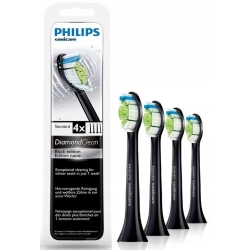Philips W Optimal White HX6064/11 Główki standardowe czarne 4 sztuki