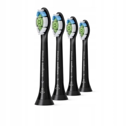 Philips W Optimal White HX6064/11 Główki standardowe czarne 4 sztuki