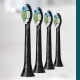 Philips W Optimal White HX6064/11 Główki standardowe czarne 4 sztuki