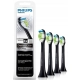 Philips W Optimal White HX6064/11 Główki standardowe czarne 4 sztuki