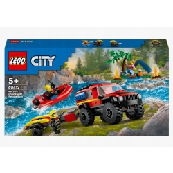 LEGO City 60412 Wóz strażacki 4x4 i łódź ratownicza