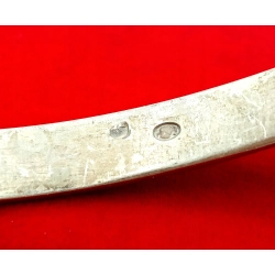 Srebrna bransoletka obręcz Warmet Pr.800 W:15,73gr 21cm