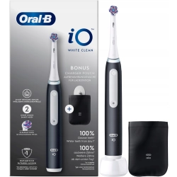 Szczoteczka magnetyczna Oral-B iO White Clean czarna OKAZJA