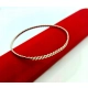 Srebrna bransoletka Ring Warmet Pr.800 W:7,31gr śr.6,5cm