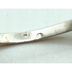 Srebrna bransoletka Obręcz WARMET Pr.800 W:7,77gr Śr.6,5cm