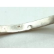 Srebrna bransoletka Obręcz WARMET Pr.800 W:7,77gr Śr.6,5cm