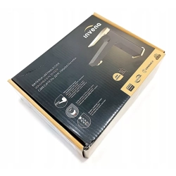 Bateria umywalkowa ścienna Invena Midnight czarny