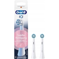 ORYGINALNE Końcówki do szczoteczek Oral-B iO GENTLE CARE Białe 2szt