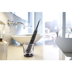 Szczoteczka elektryczna Philips Sonicare 9000 Diamond Clean czarna SZKLANK