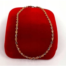 Złota bransoletka Singapur NOWA PR.585 W:1,15gr Dł.19cm InterSKLEP