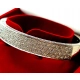 Złota bransoletka obręcz Diamenty 190szt 5,5ct 20cm