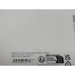 Klawiatura Apple Magic Keyboard iPad Pro 11 cali (M4) czarna QWERTZ OPIS
