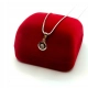 Złota zawieszka z Diamentem 0,10ct Pr.585 W:0,80gr