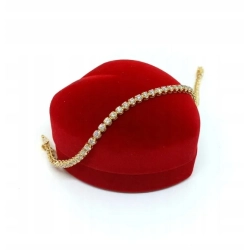 Złota bransoletka tenisówka Diamenty 58szt 1,84ct pr.585 w: 6,69gr 18cm