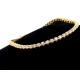 Złota bransoletka tenisówka Diamenty 58szt 2,12ct Pr.750 W:7,35gr 18cm