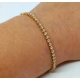 Złota bransoletka tenisówka Diamenty 58szt 2,12ct Pr.750 W:7,35gr 18cm