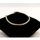 Złota bransoletka tenisówka Diamenty 54szt 2,57ct Pr.750 W:7,72gr 18cm