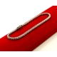 Złota bransoletka Tenisówka Diamenty 69szt 3,15ct Pr.750 W:7,31gr 18,5cm
