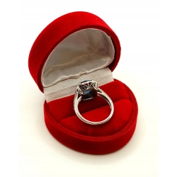 Złoty pierścionek Topaz Diamenty Pr.585 W:4,20gr Roz.12
